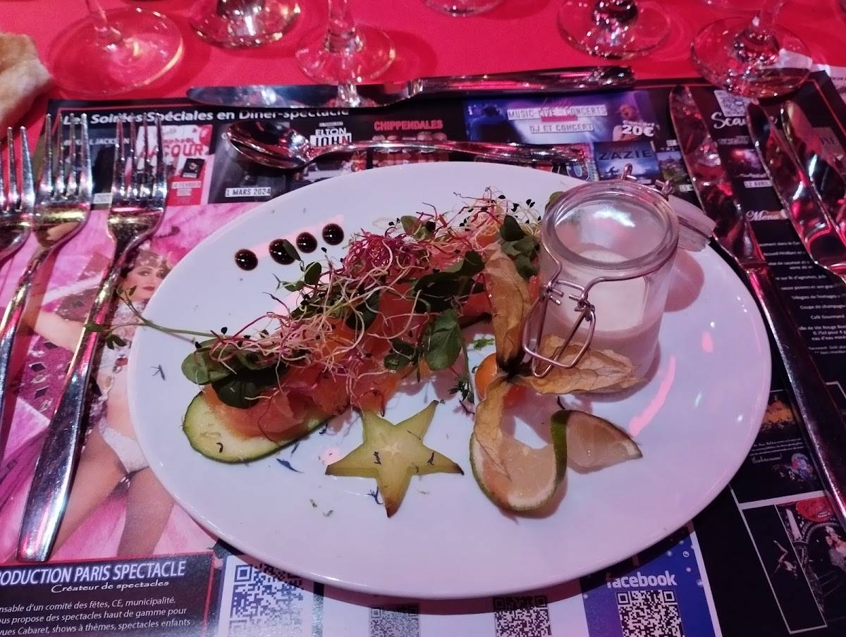 Menu de Cabaret L'Elégance