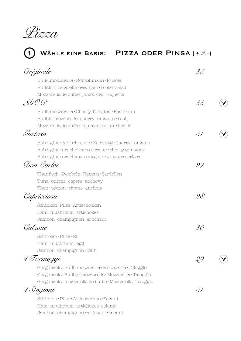 Menu di Don Ciccio Ristorante 