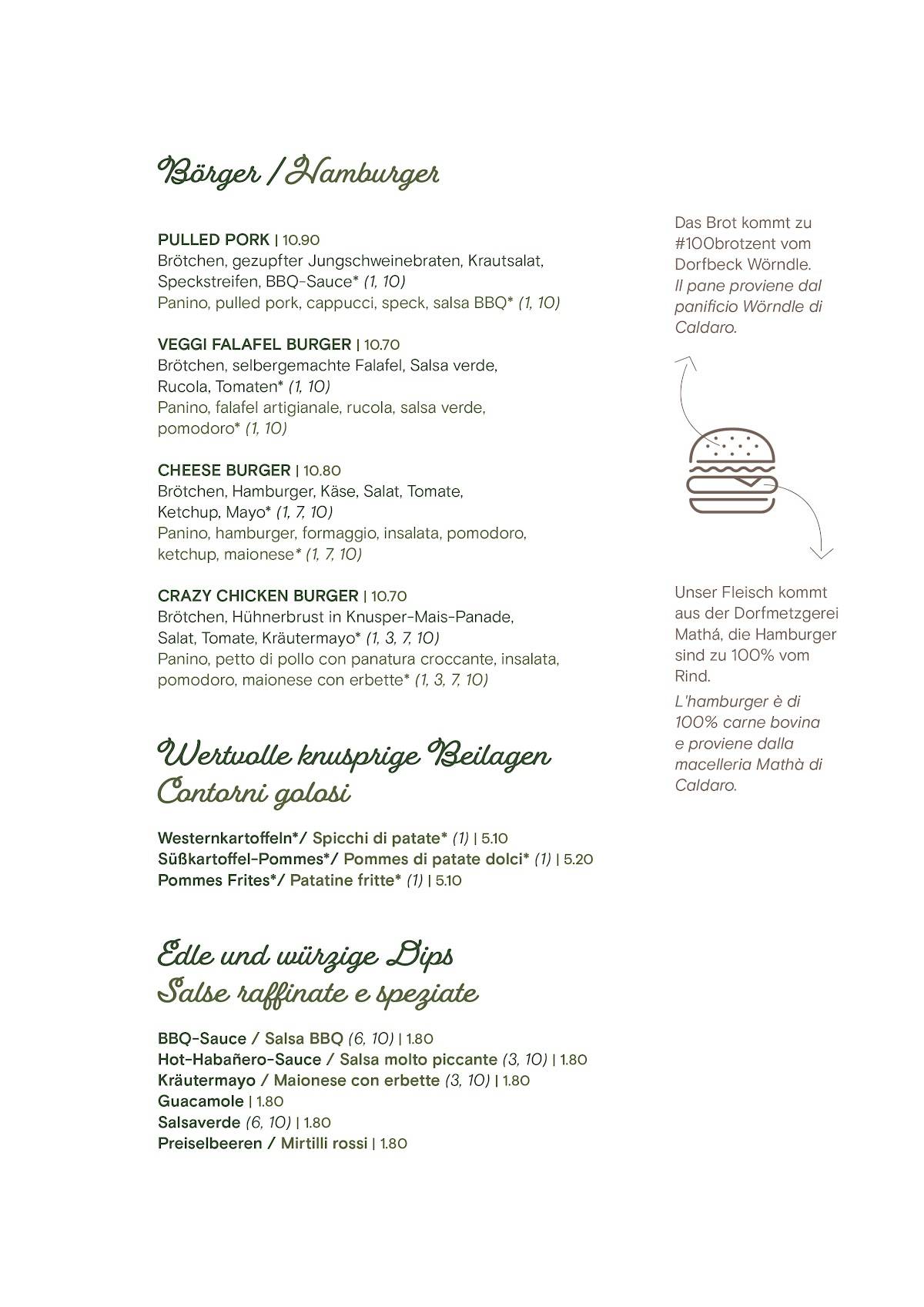 Menu di Dorfgasthaus Linde 