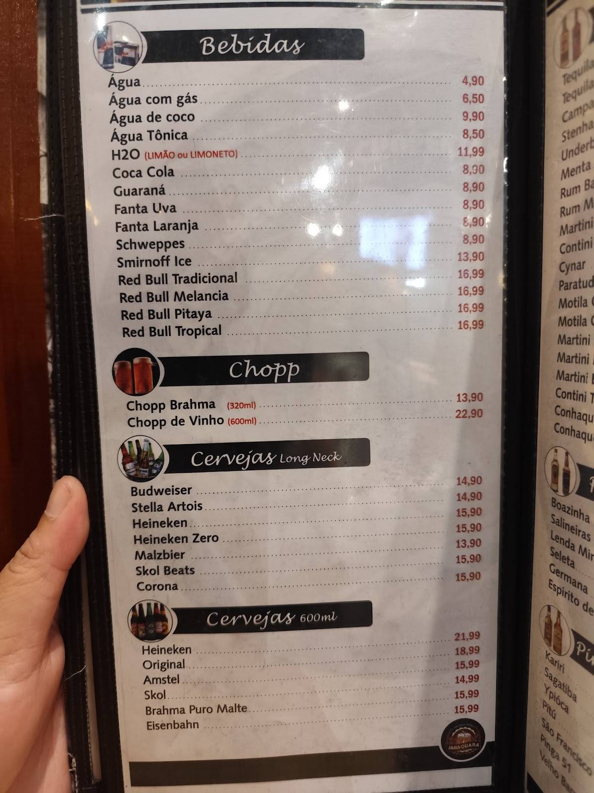 Espetaria e Choperia Jabaquara cardápio