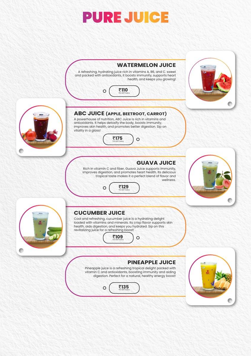FROOT COFFEE menu