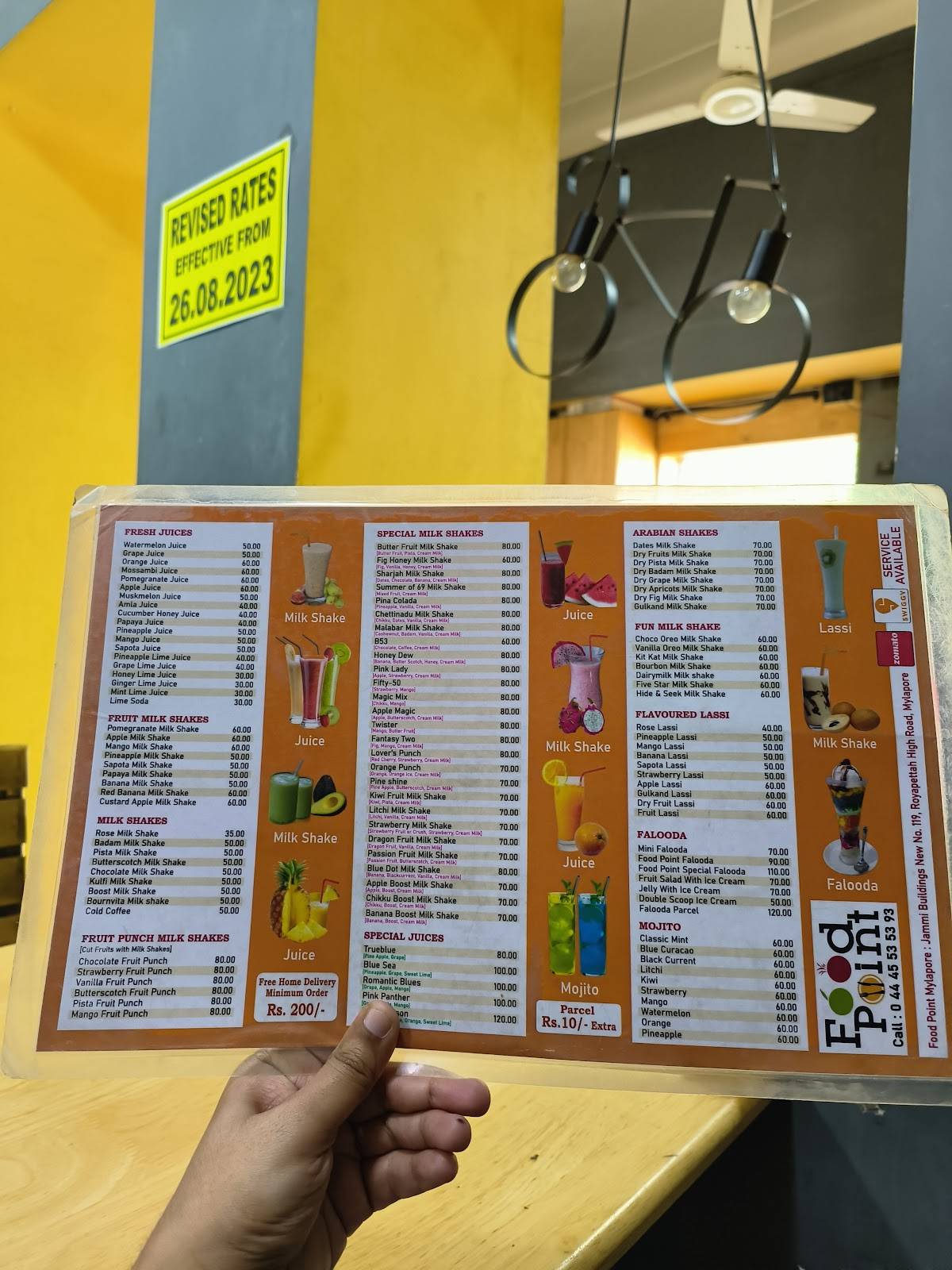 Food Point menu
