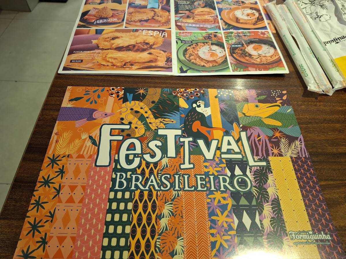 Formiguinha Doçaria cardápio