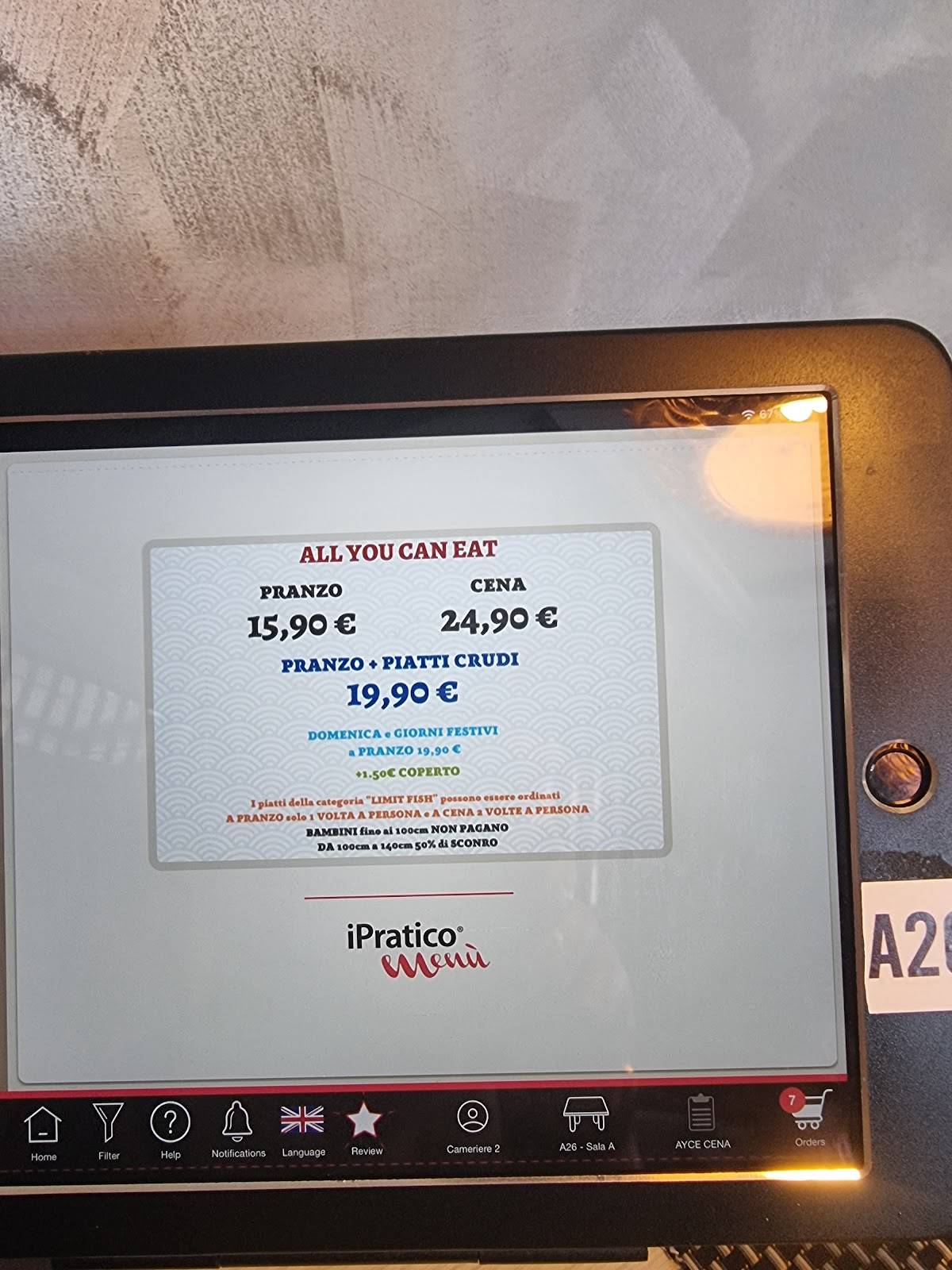 Menu di Fujiwok 