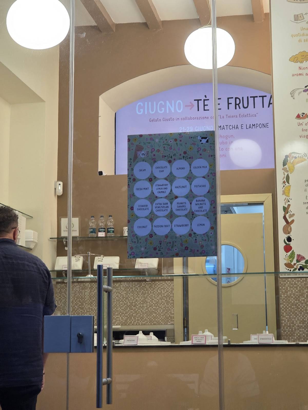 Menu di Gelato Giusto 