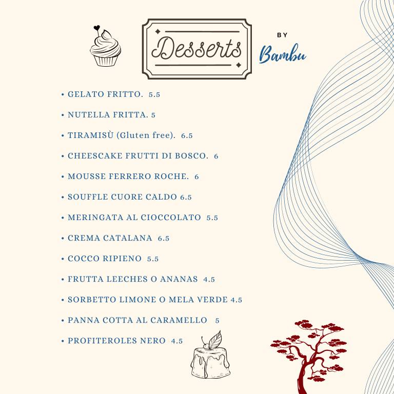 Menu di Grande Bambù 2 