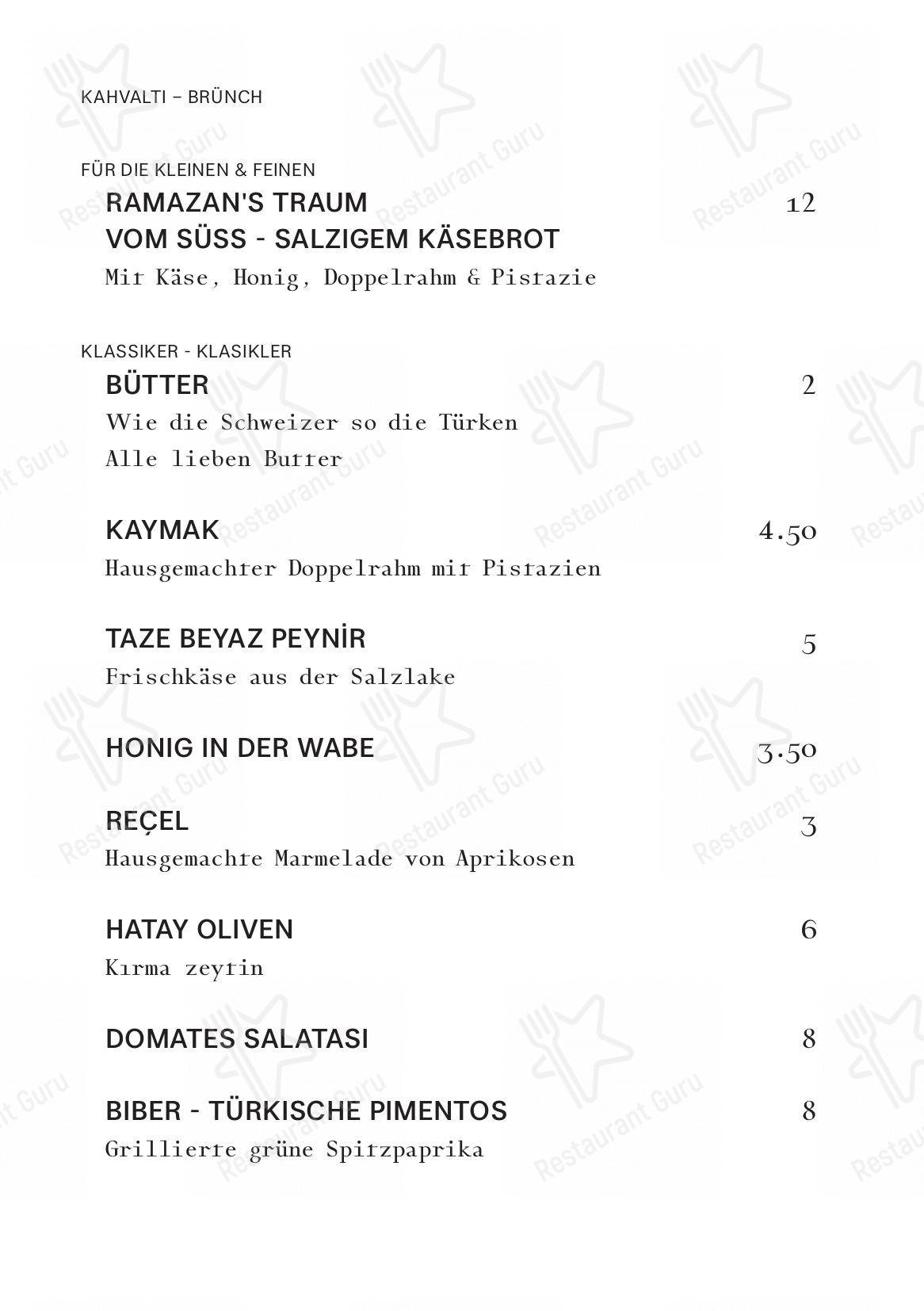 Menu per Gül Restoran ristorante