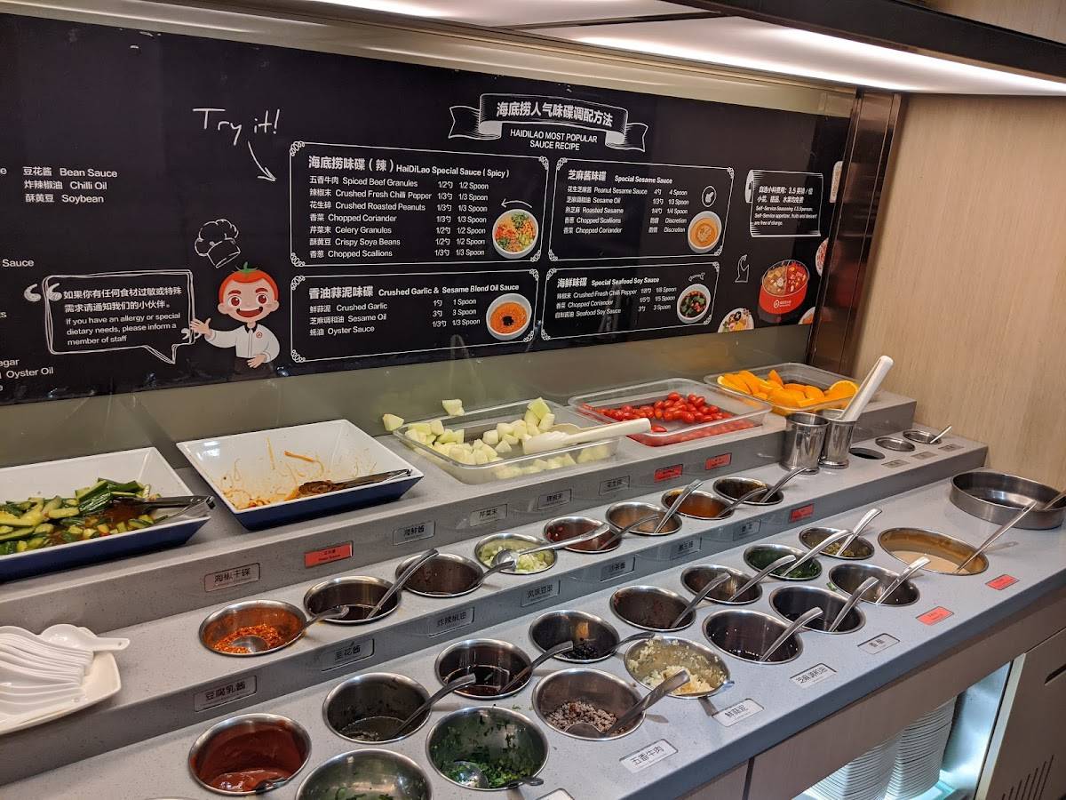 Menu at Haidilao Hot Pot restaurant, London, Unit 4