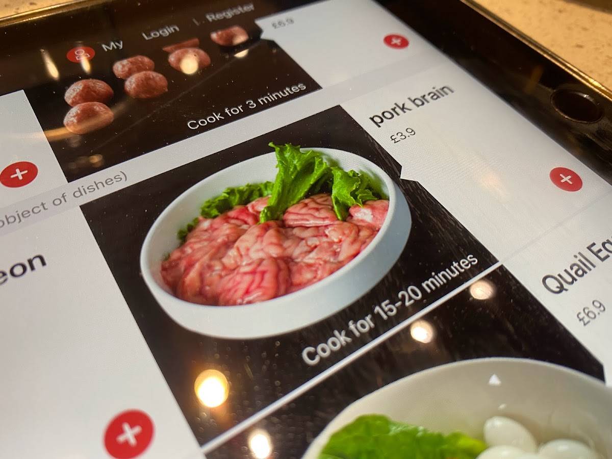 Menu at Haidilao Hot Pot restaurant, London, Unit 4