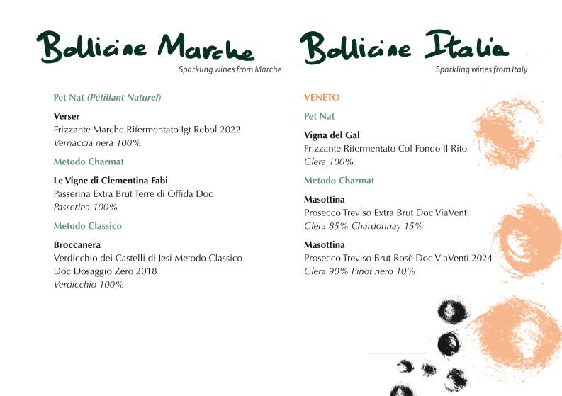 Menu di Hostaria dell'Arco Vecchio - da Pozzo 