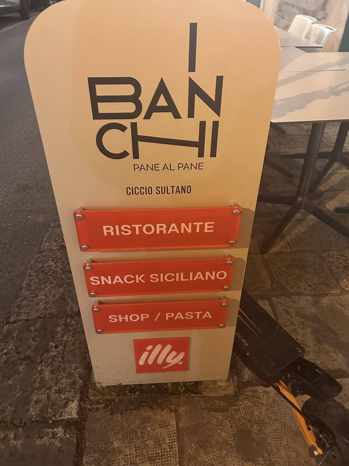 Menu di I Banchi - Ristorante 