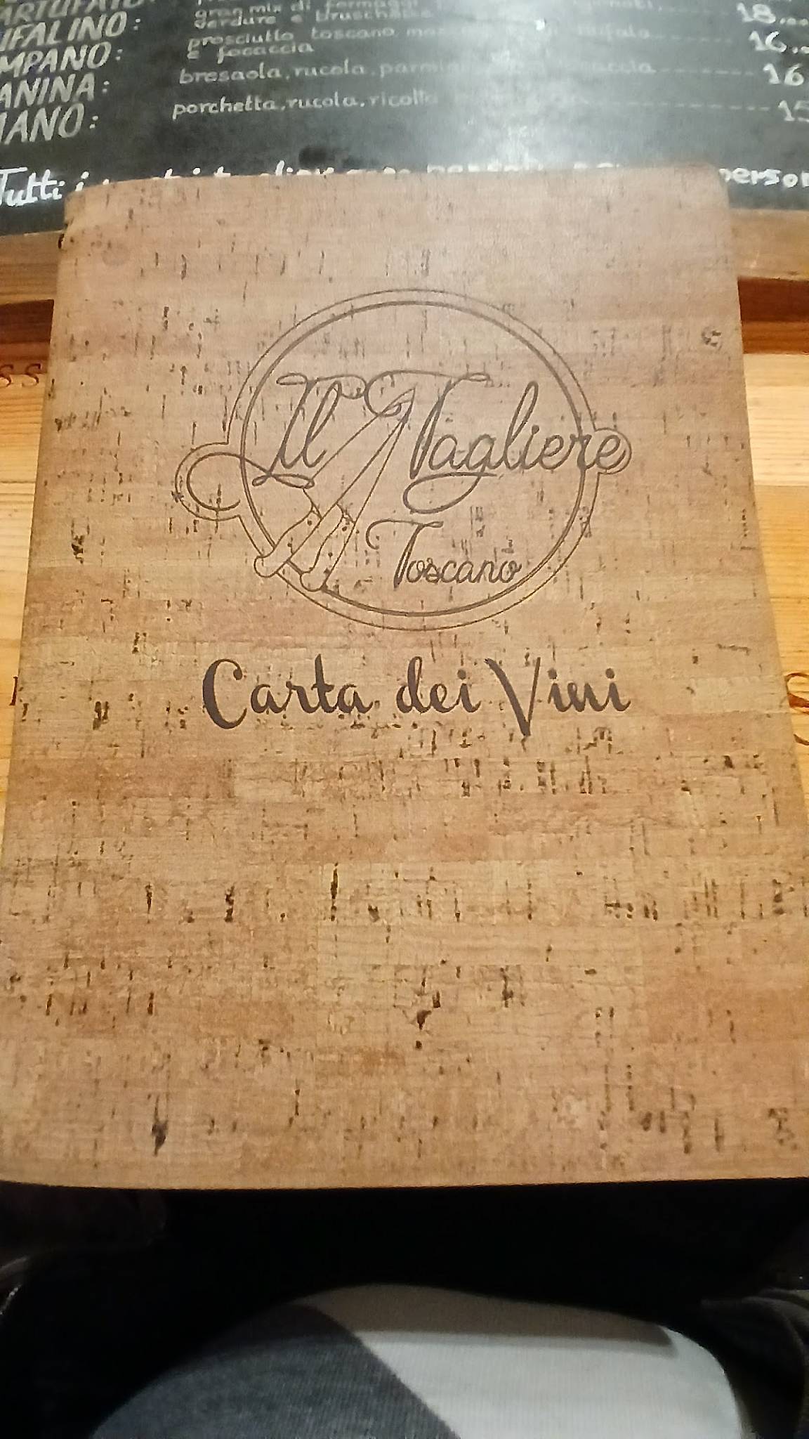 Menu di Il Tagliere Toscano Prati 