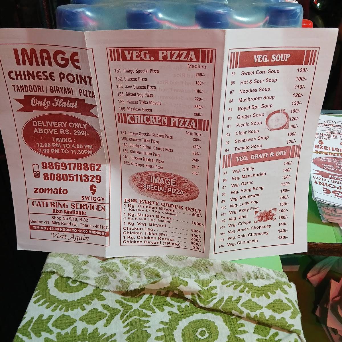 Image chinese point menu