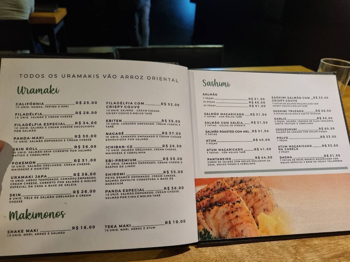 Japa Lounge cardápio