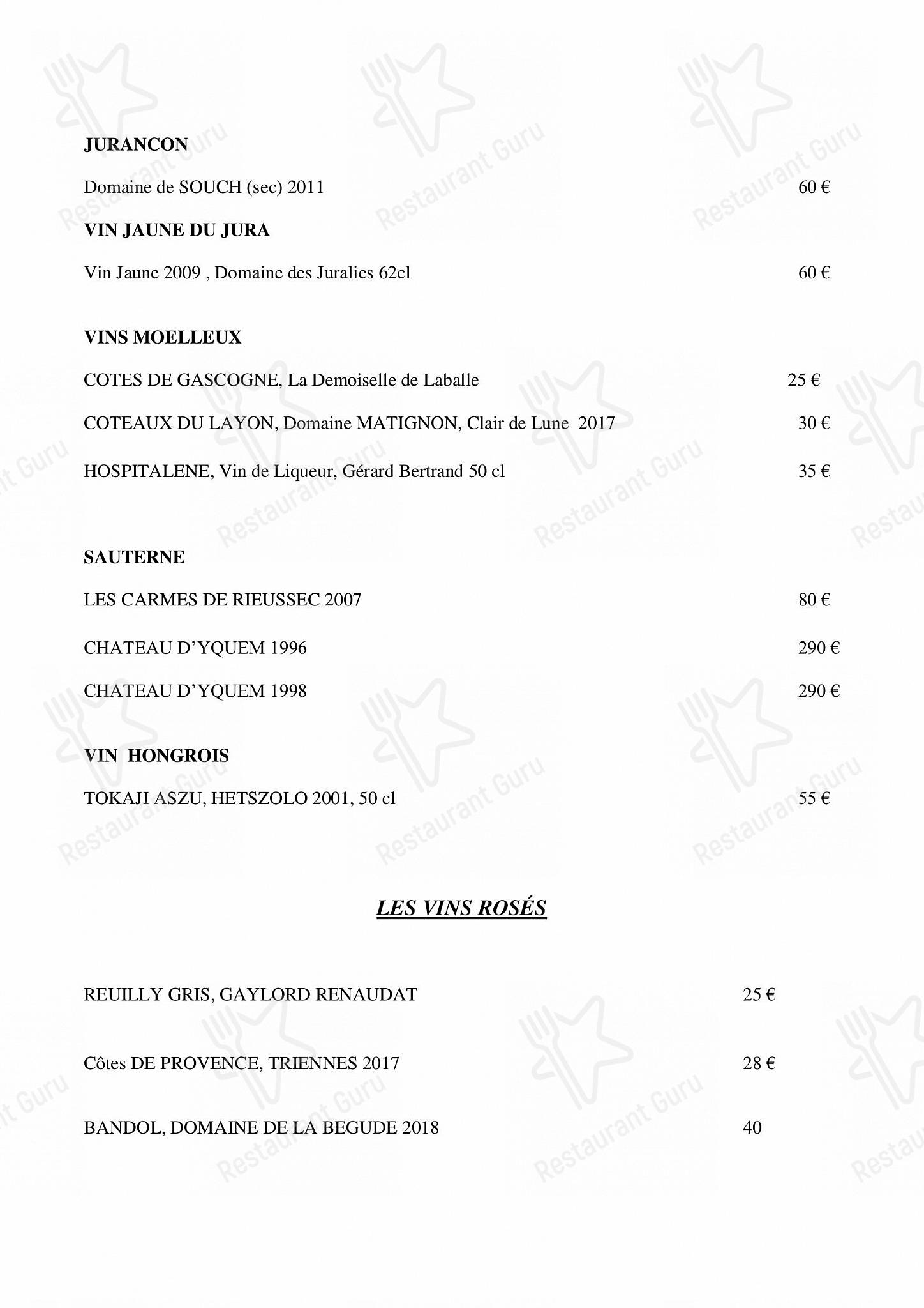 Group Booking Menu pour Jeux2 Goûts Châteauroux restaurant