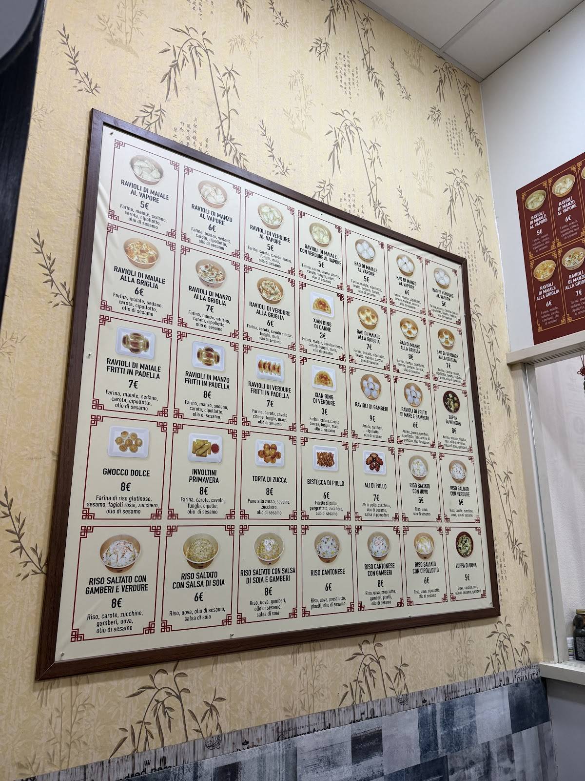 Menu de Ji Li Ravioleria