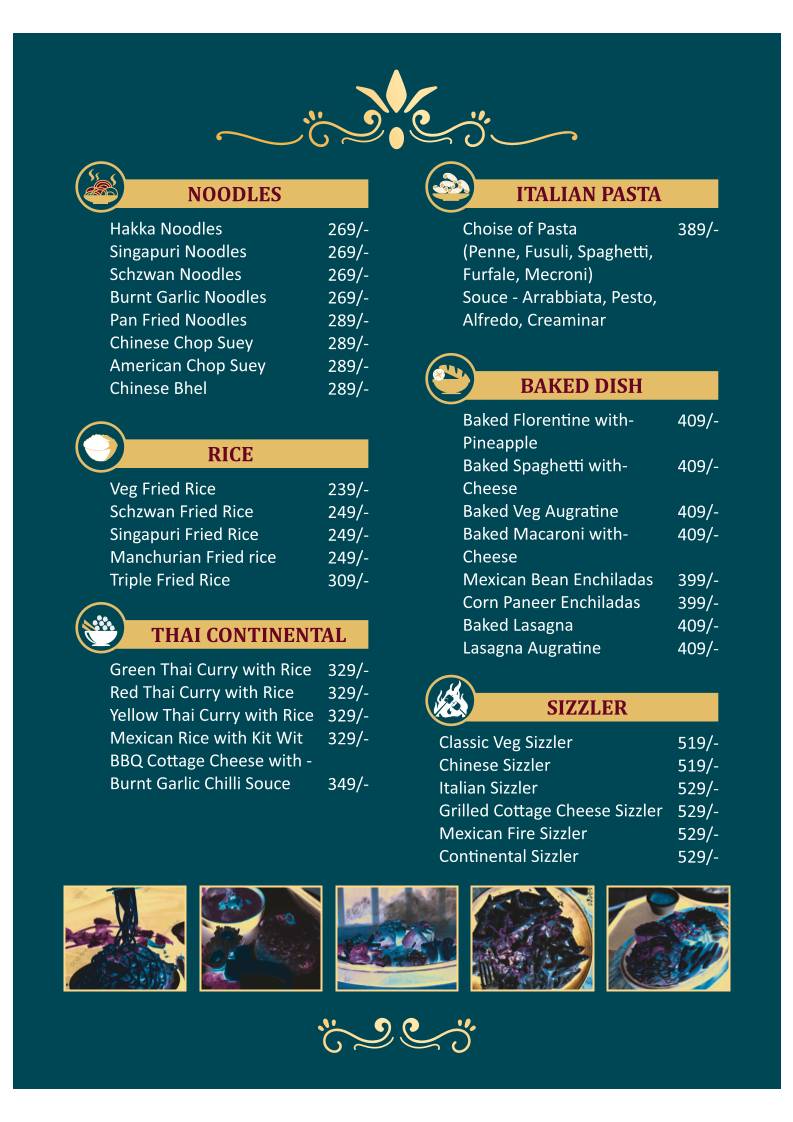 Kathiyawadi Jalsa menu