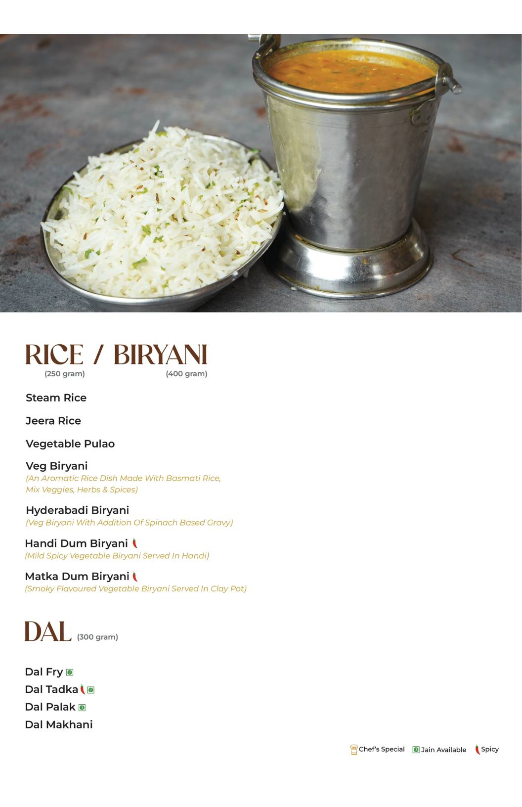 Kathiyawadi Village - Multi Cuisine Restaurant (Sama) menu