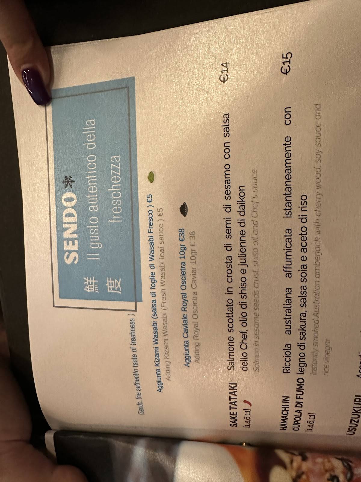 Menu di Koi 
