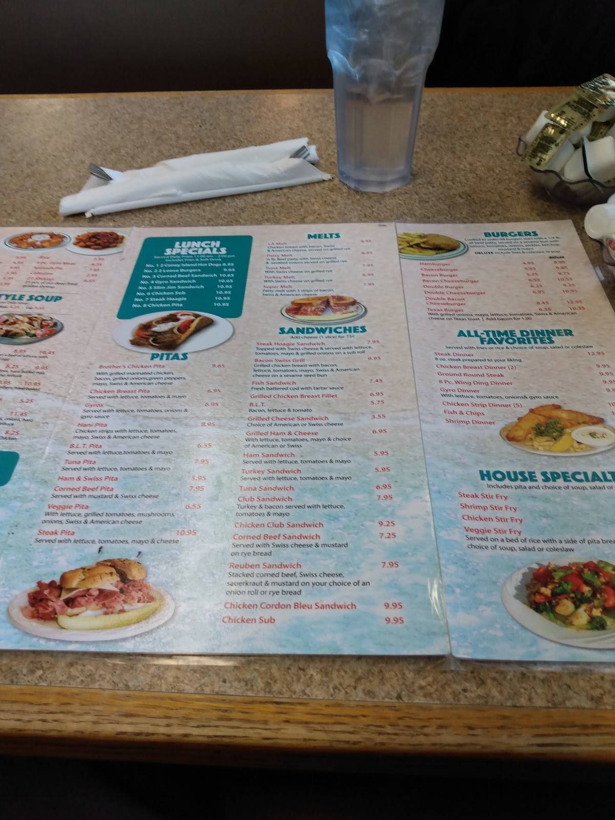 Menu at La Coney Island Restaurant, Warren, Dequindre Rd