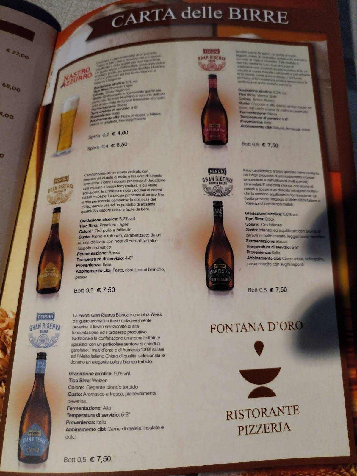 Menu di La Darsena Ristorante Pizzeria Como 