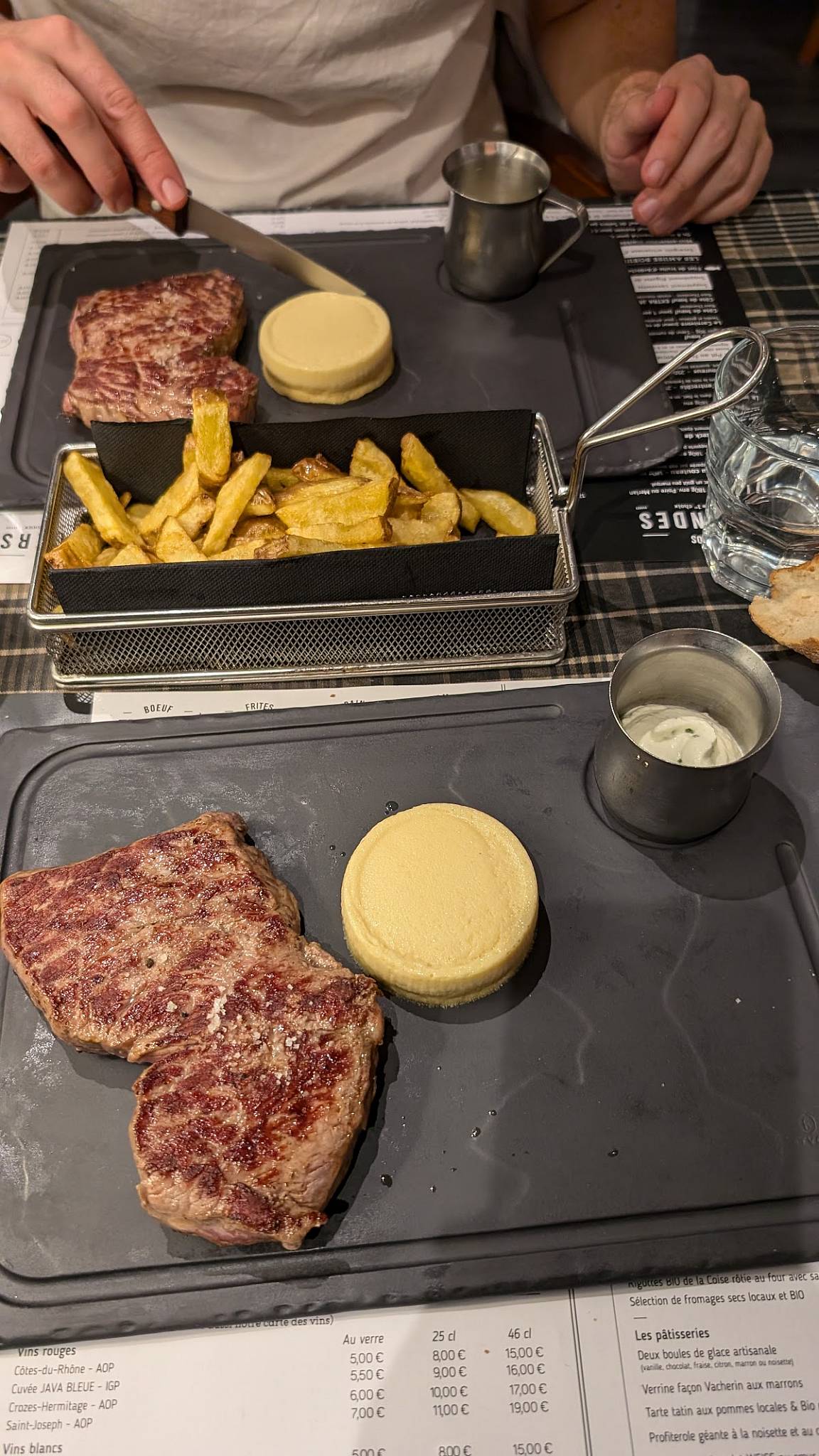 Menu de Restaurant La Java Bleue