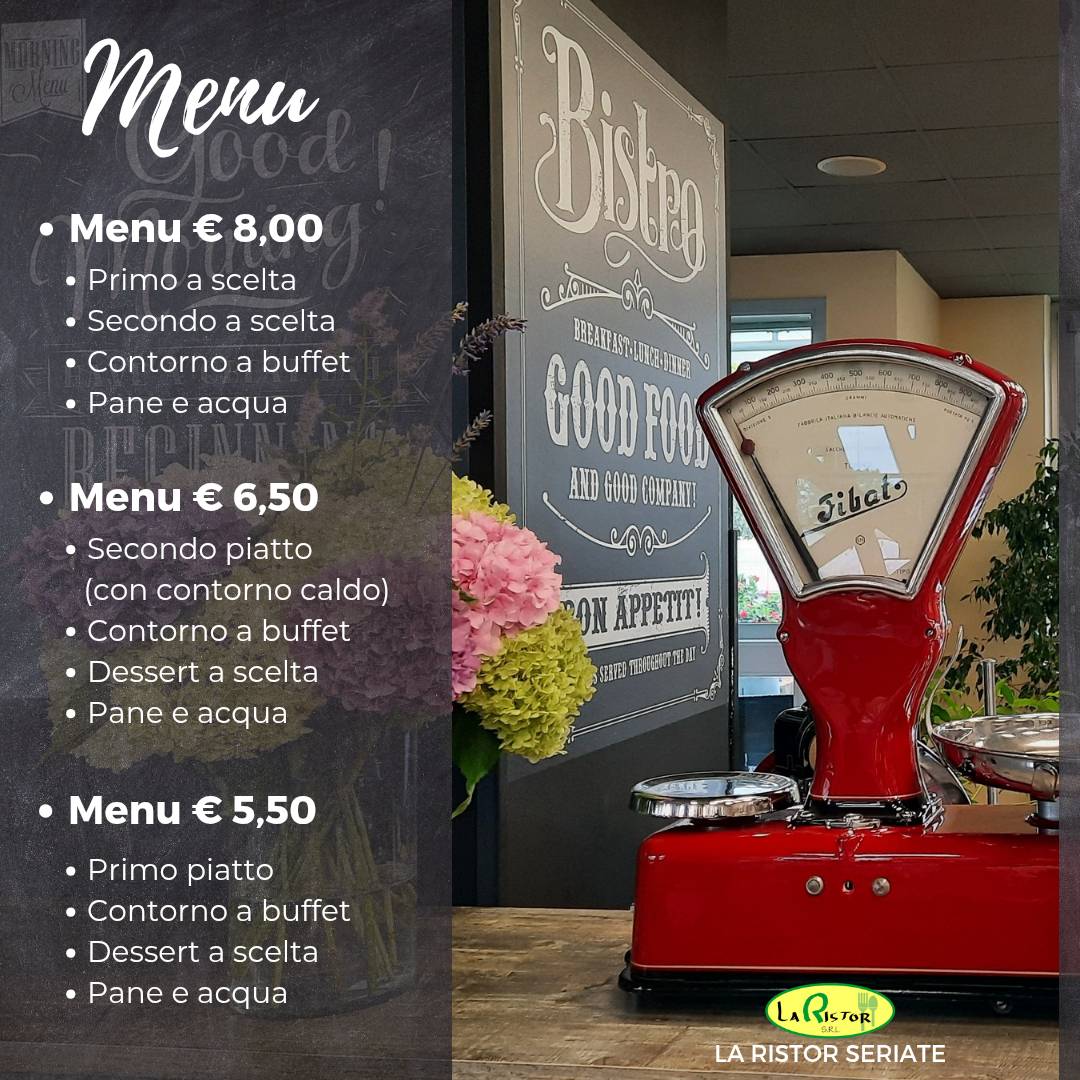 Menu di La Ristor 