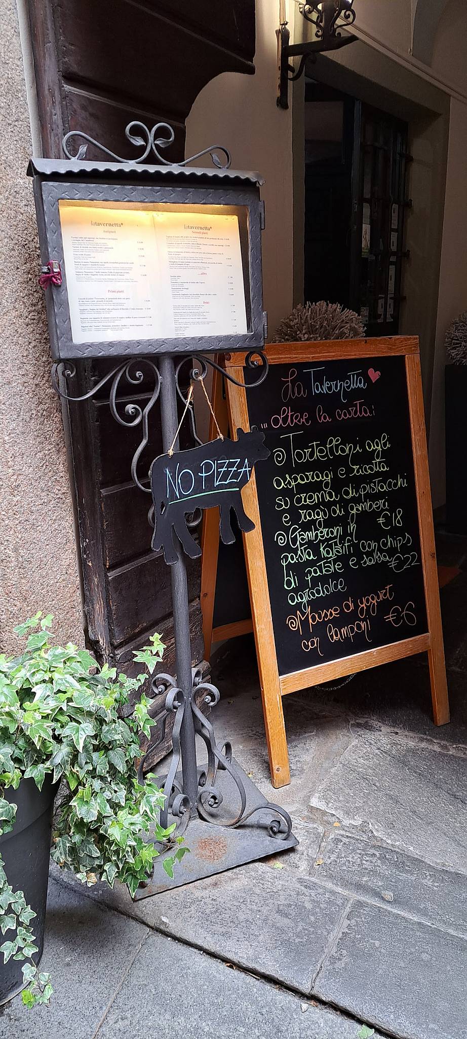 Menu di La Tavernetta 