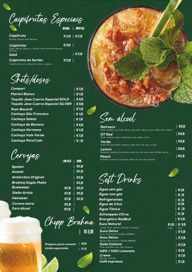 LêDulce Gastrobar cardápio