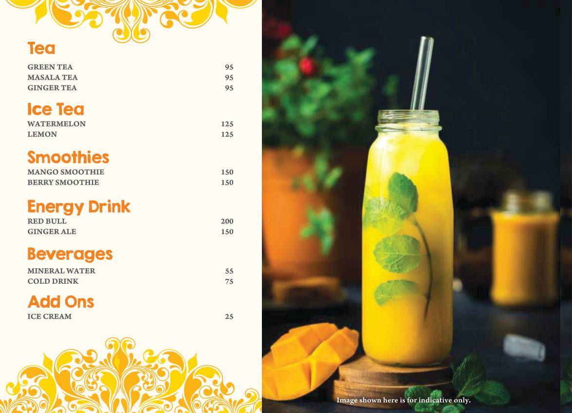 MASALA ASIA menu