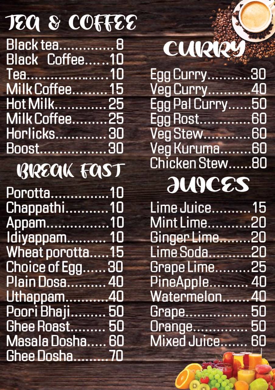 MommoS Restaurant menu