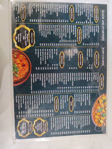 Mahadev Restaurant menu