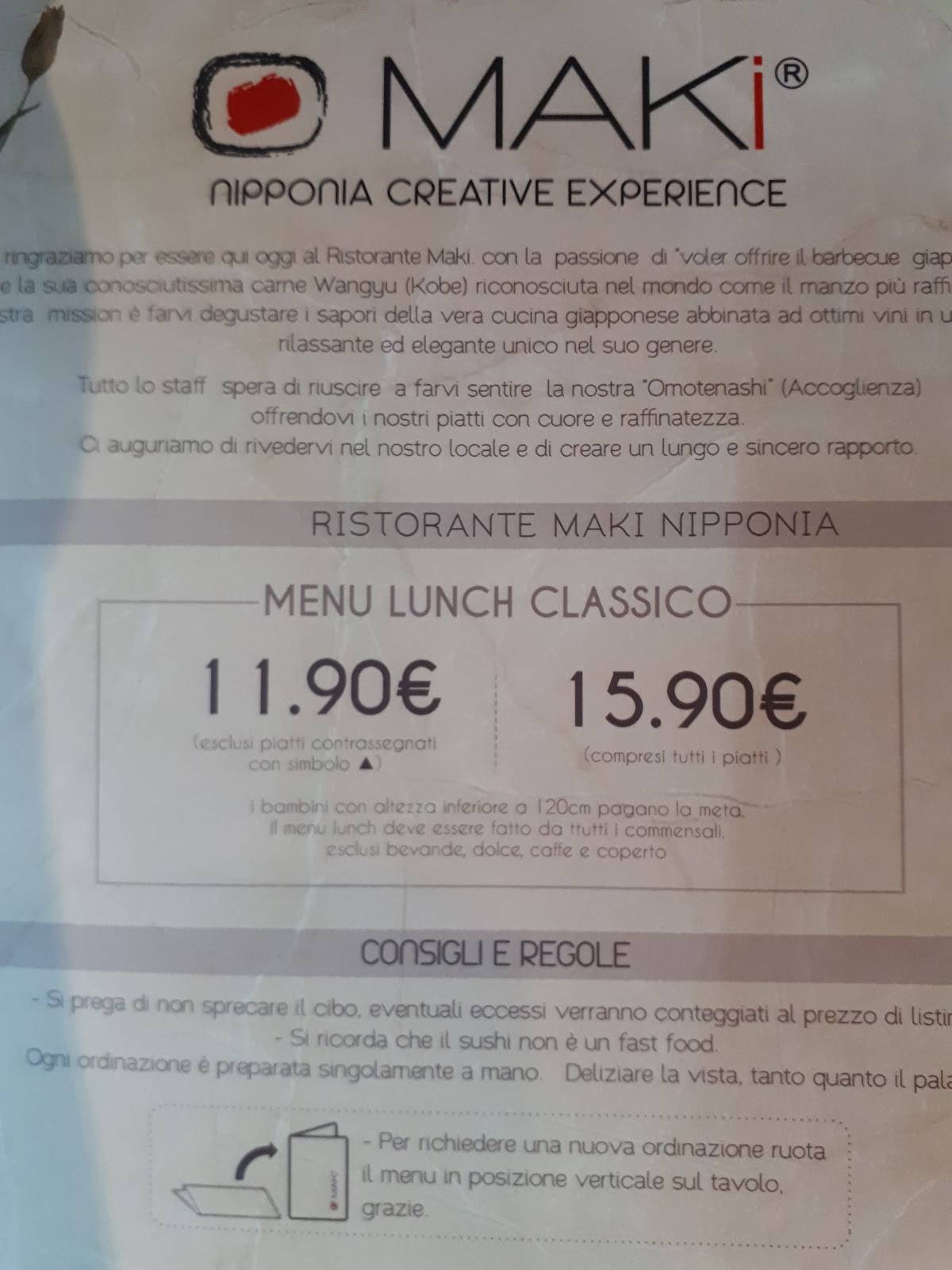 Menu di Maki 