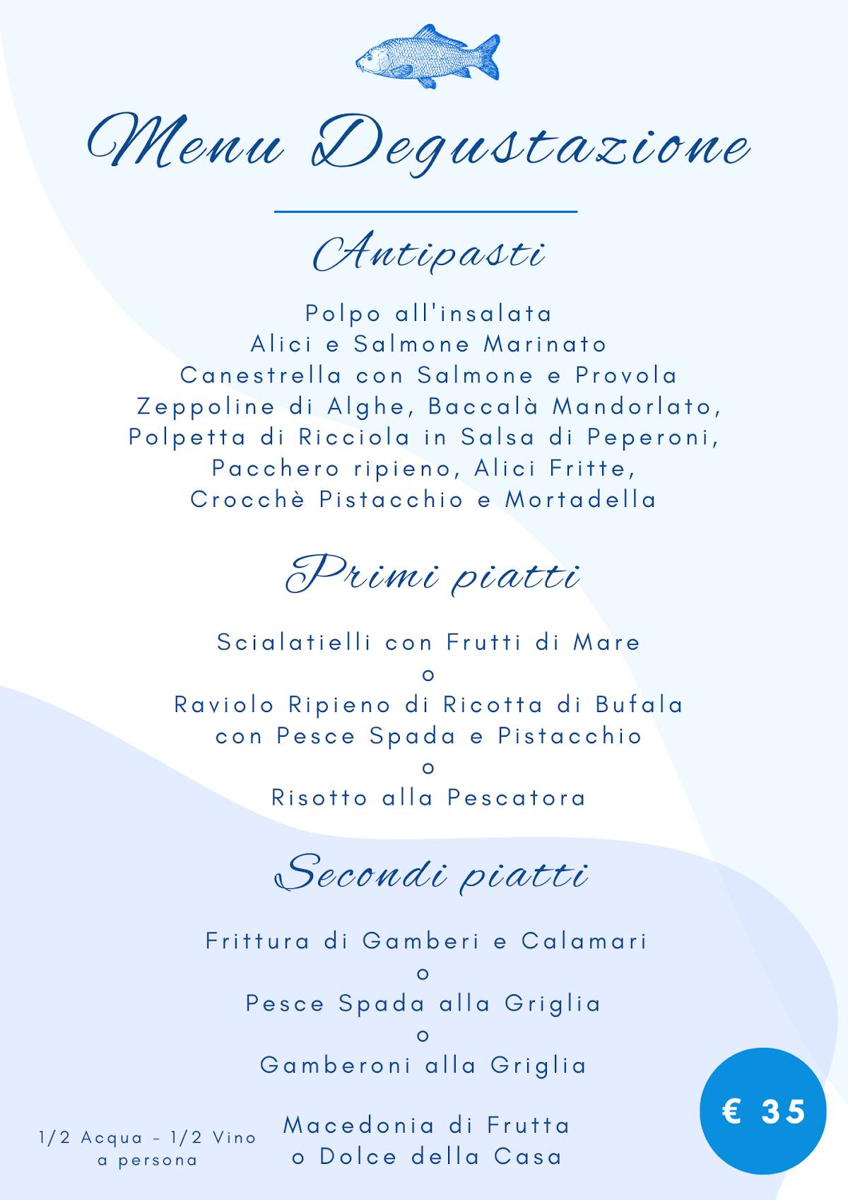 Menu di Maruzzella da Franco 