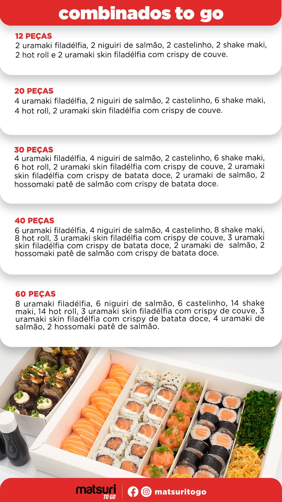 Matsuri To Go - Cambé cardápio