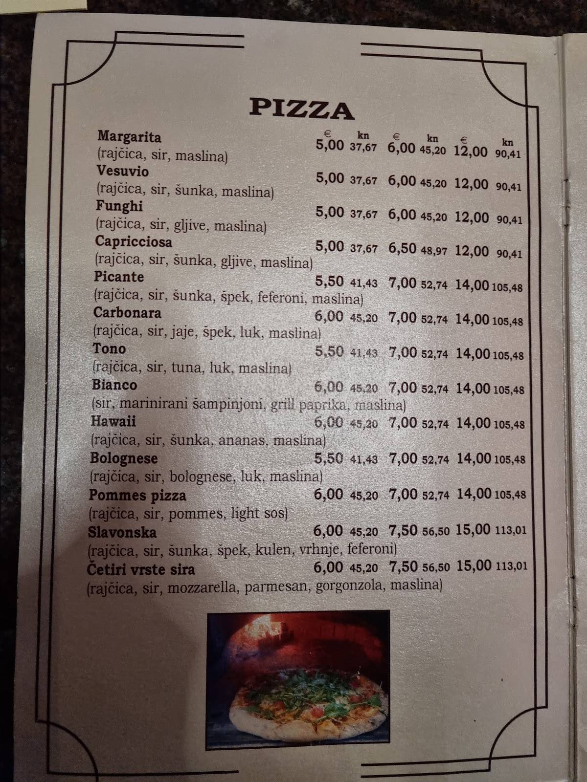 Menu di Mayana 