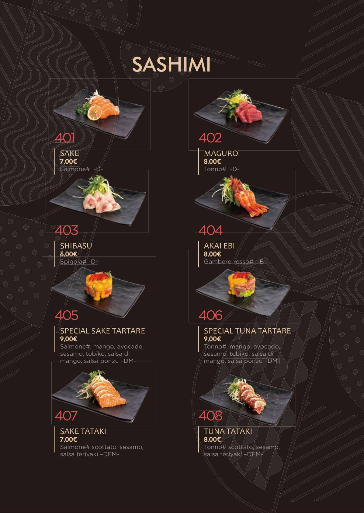 Menu di Moku Tiburtina 