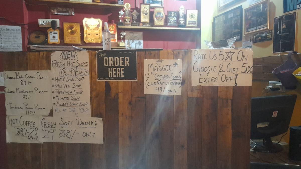 Naughty Pizzeria menu