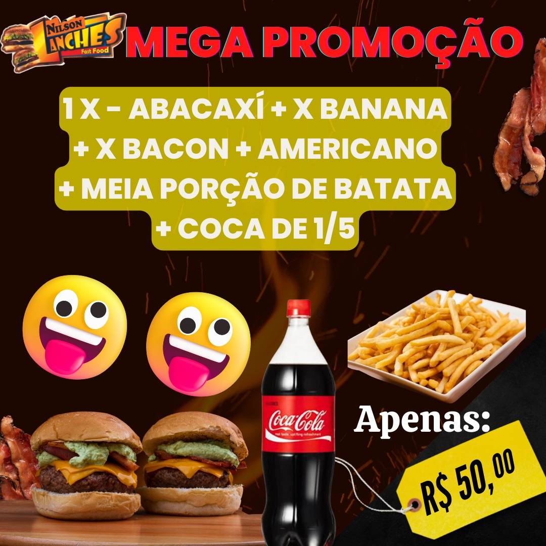 Nilson Lanches Fast Food cardápio