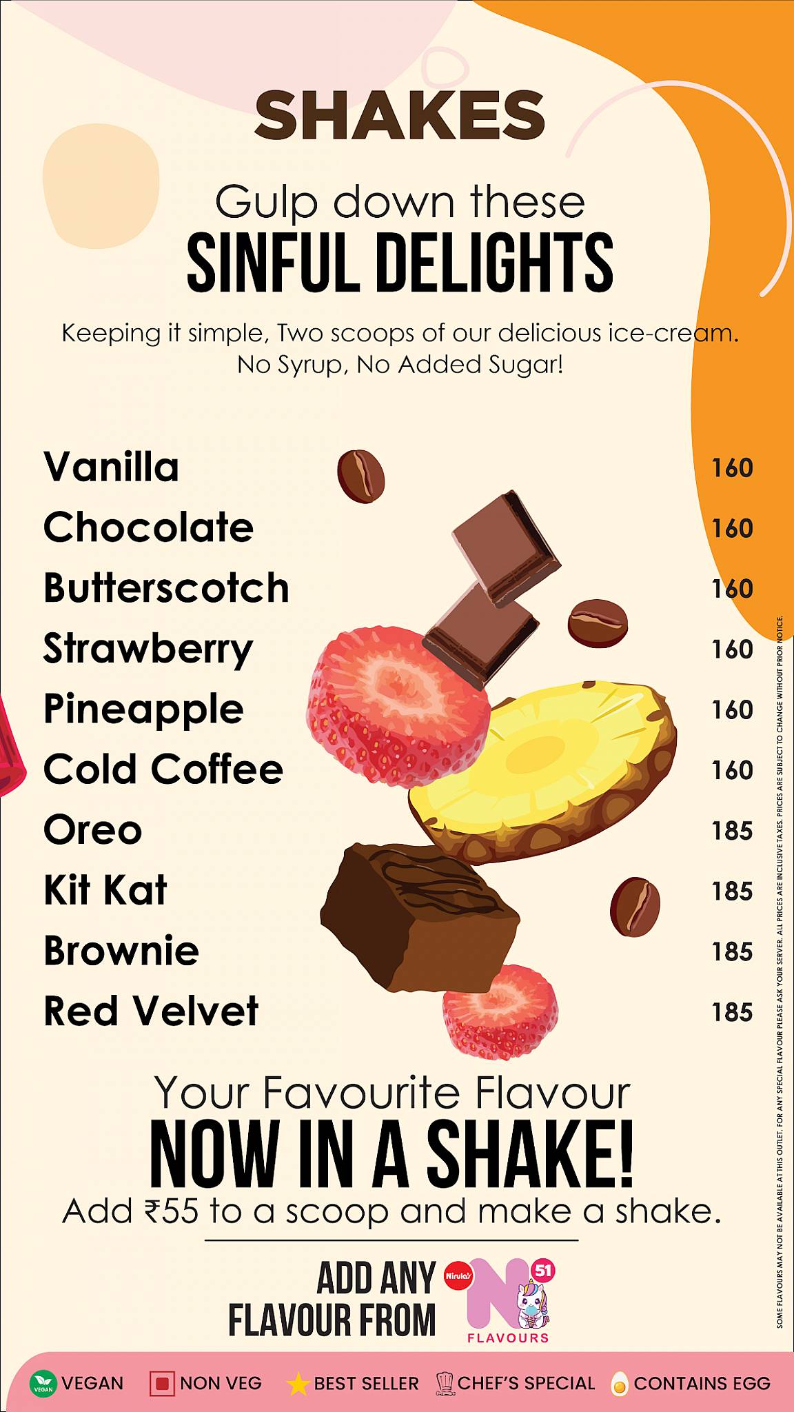 Nirula's Sector 64 menu