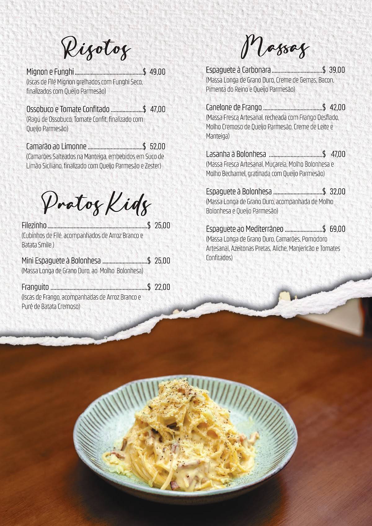 Piazza 596 Trattoria Planaltina -DF cardápio