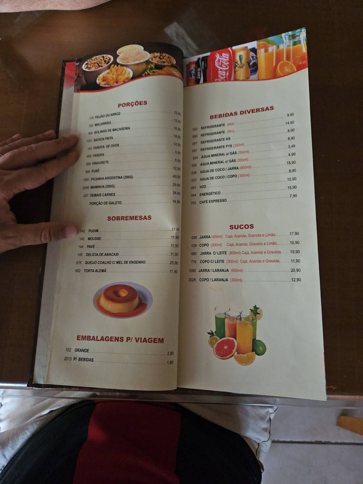 Picanha do Márcio cardápio