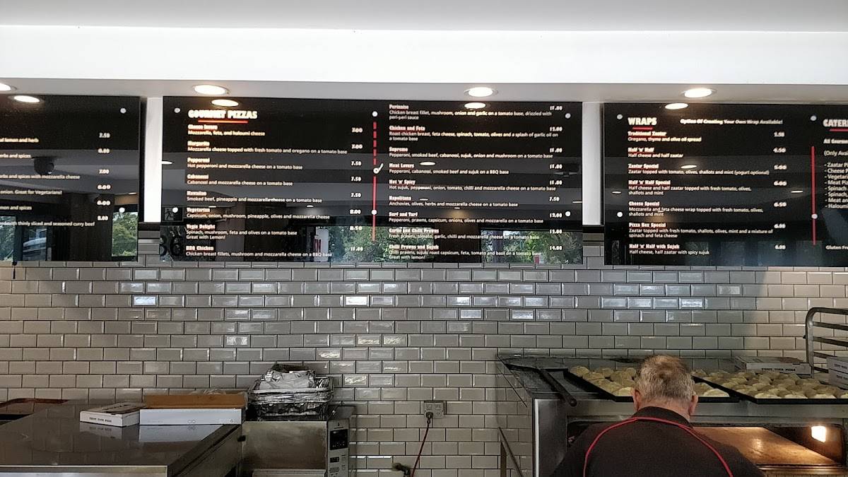 Menu at Pizzabox Café restaurant, Kogarah