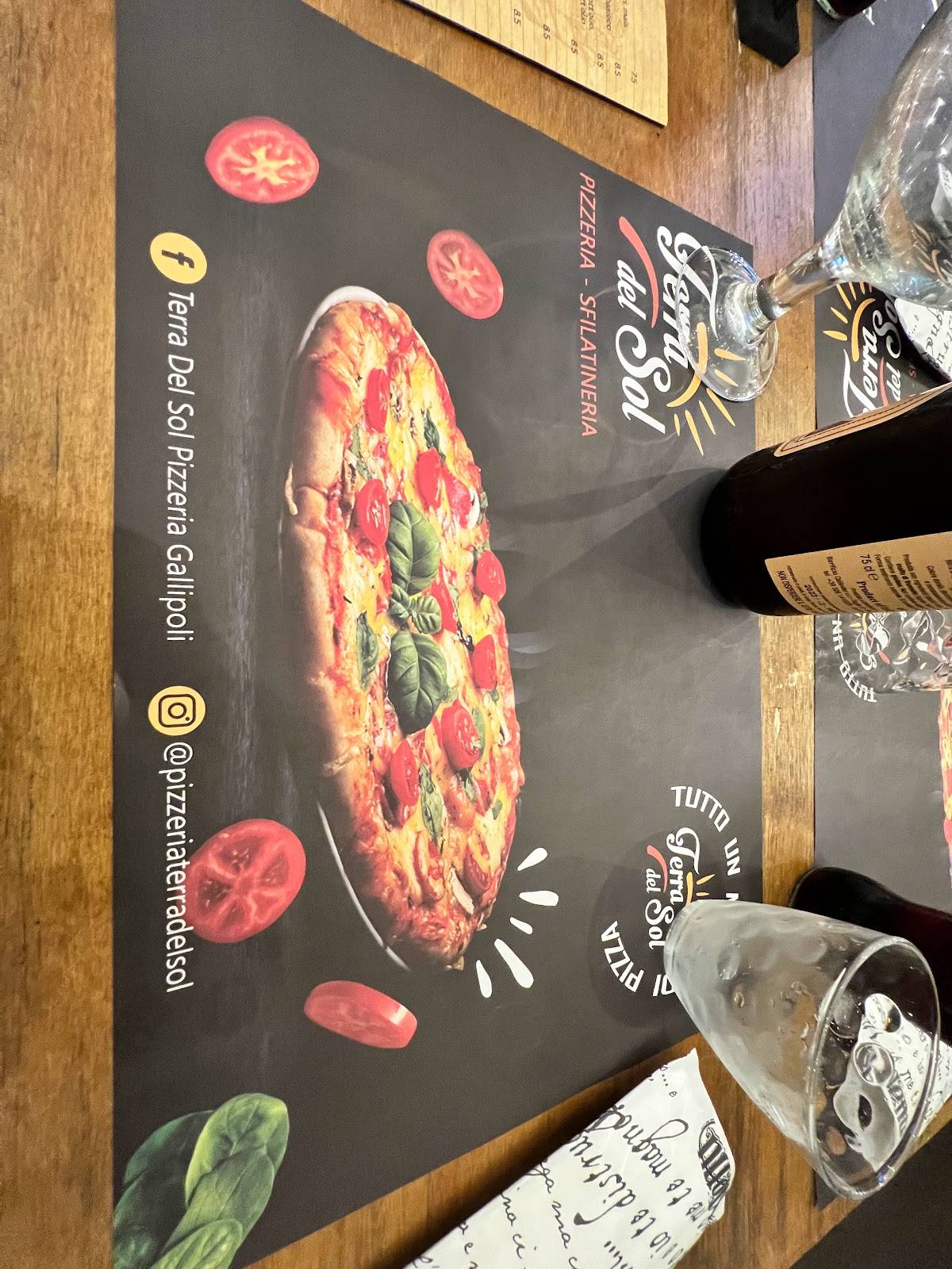 Menu di Terra del Sol Pizzeria Gallipoli 