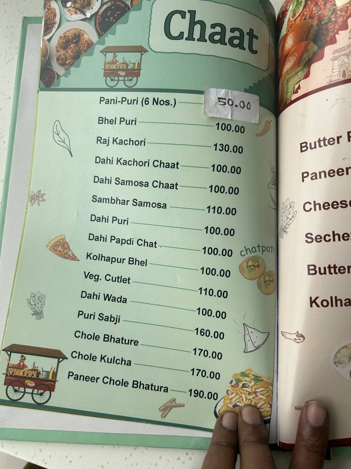 RASRAJ SWEETS AND RESTAURANT (NAGPUR) menu