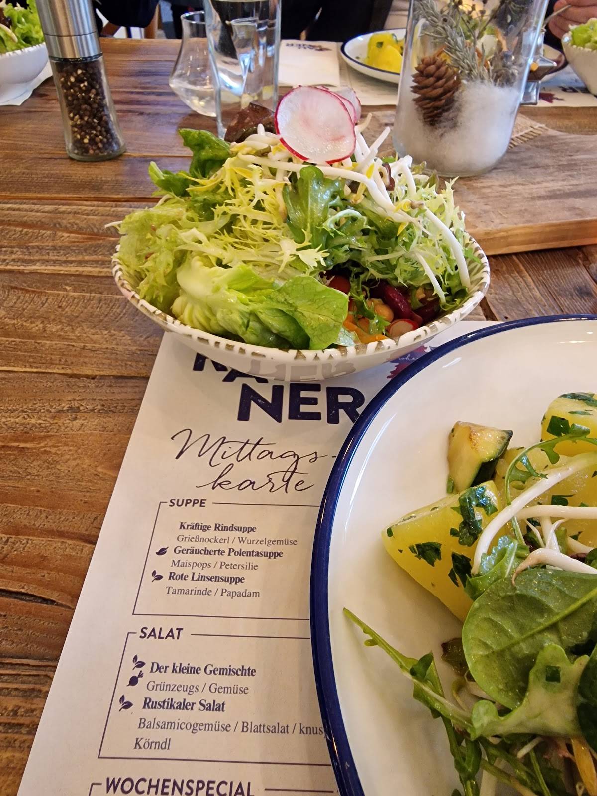 Menu de Restaurant Rauner