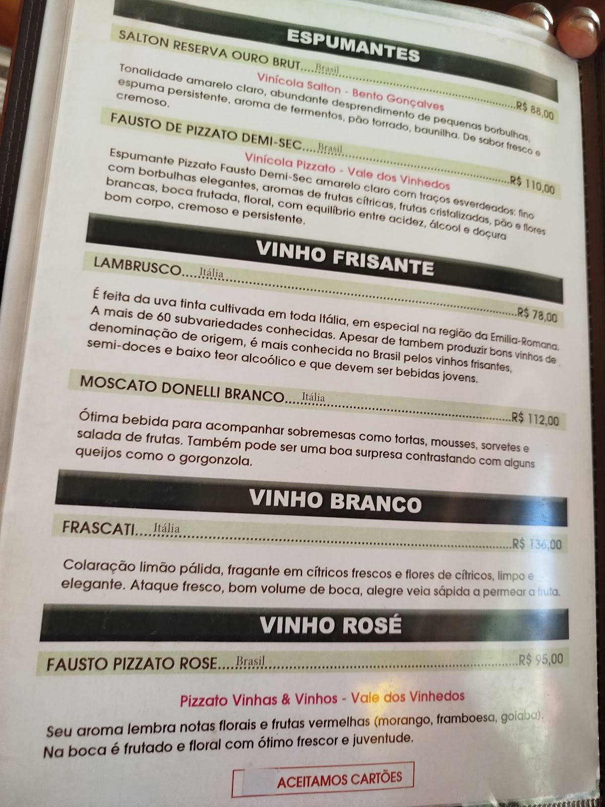 Restaurante Krokodillo IV cardápio