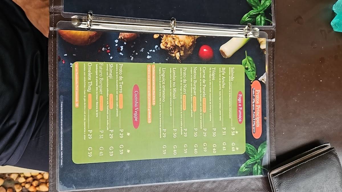 Por Você Saudável cardápio