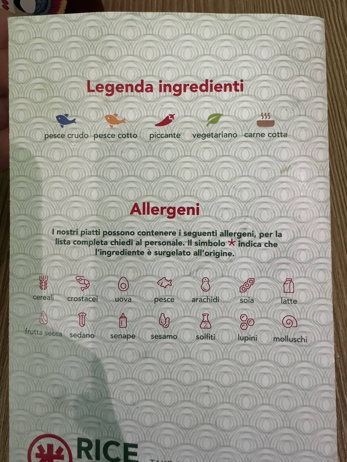 Menu di Rice Express 