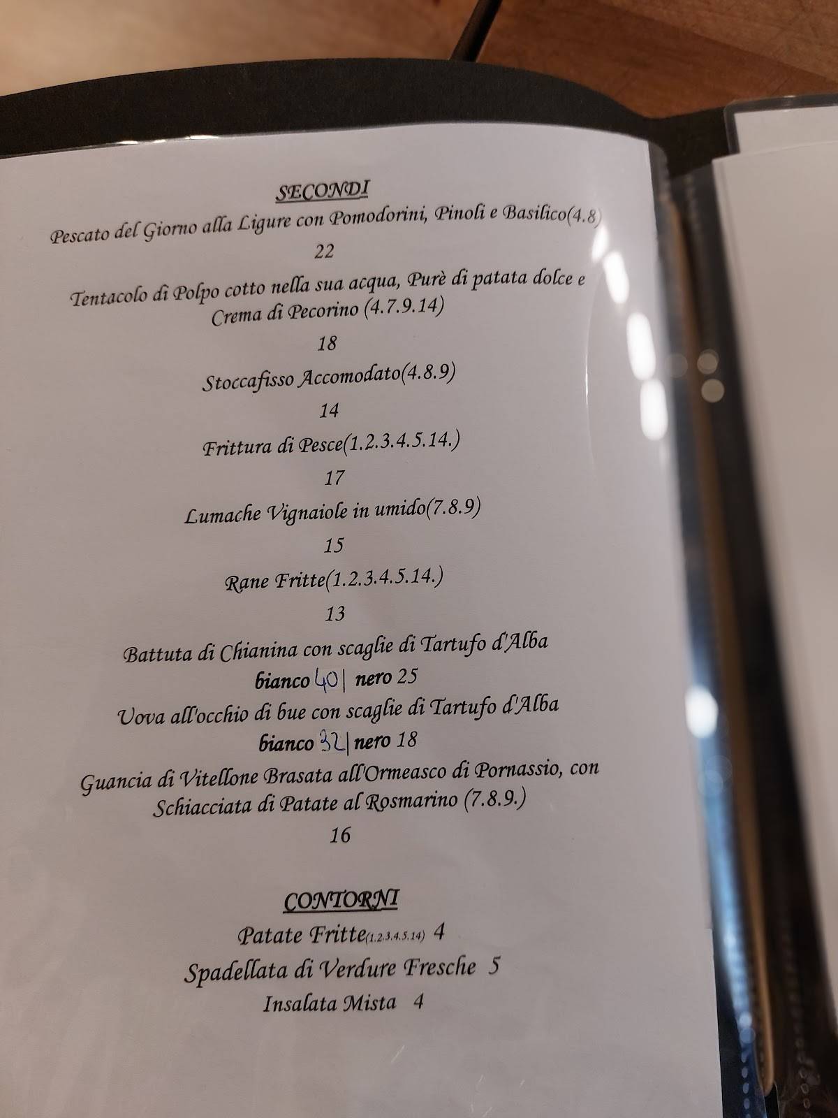 Menu di 27sapori cucina & vino 